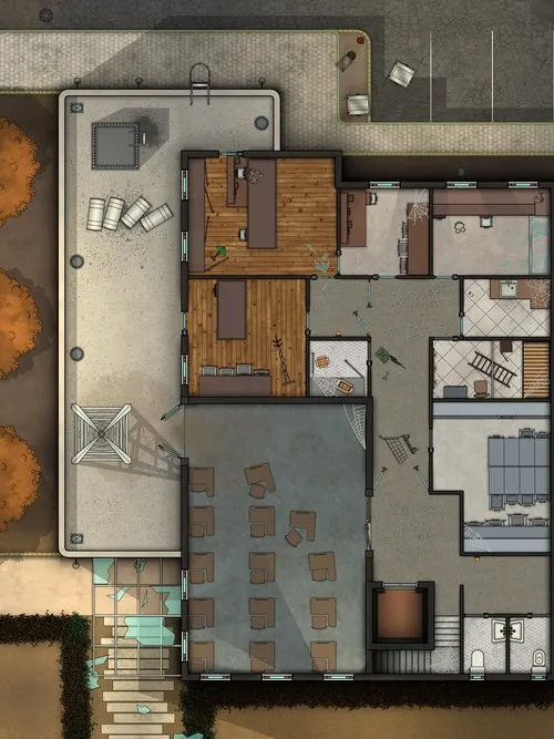 13th Precinct - First Floor - Abandoned - Day