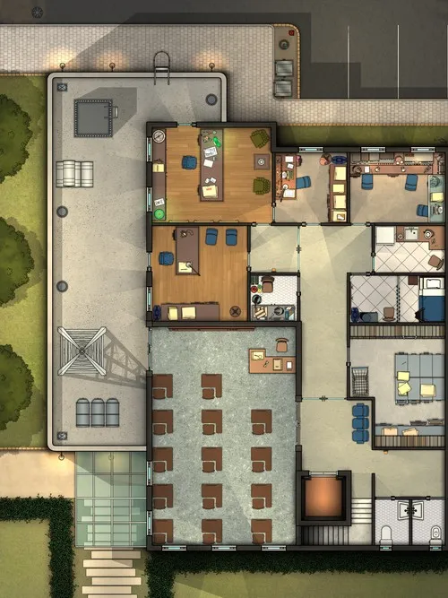 13th Precinct - First Floor - Day