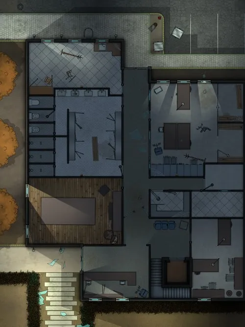 13th Precinct - Ground Floor - Abandoned - Night