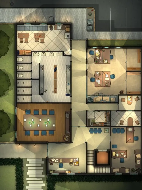 13th Precinct - Ground Floor - Night