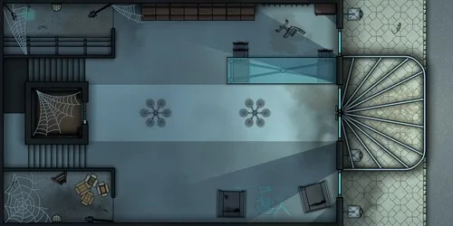 3 Apartments - Lobby - Abandoned - Night