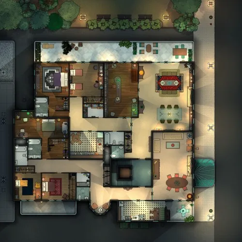 2 Apartments - Night