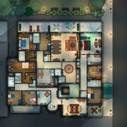 3 Apartments - Night