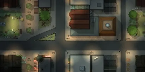 A Stroll In Arkham - Night