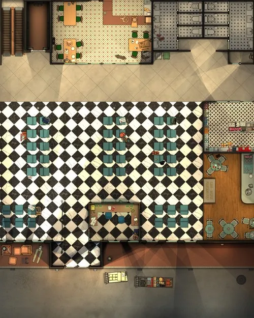 Airport - Boarding Gate - Night