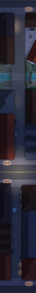 Alley Chase Scene - Night