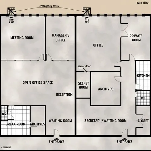 Andersons Pi Office - Floor Plan