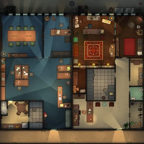 Andersons Pi Office - Night