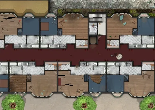 Aparthotel - First Floor - Abandoned - Day