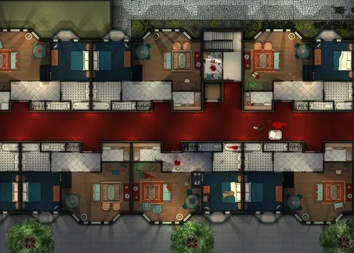 Aparthotel - First Floor - Splatter - Night