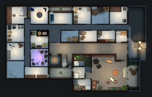 Apartment Building - Basement - Night