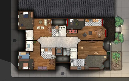 Apartment Building Top Floor - Day