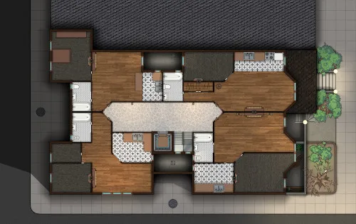 Apartment Building Typical Floor - Empty