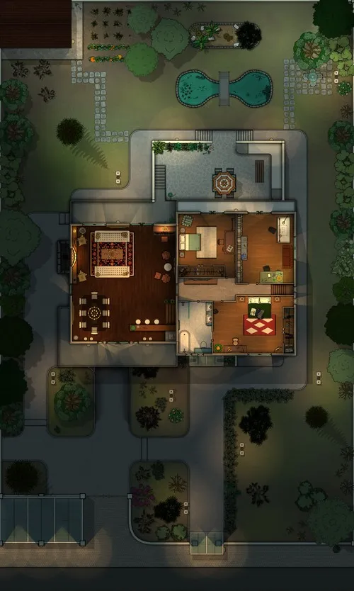 Architects House - First Floor - Night