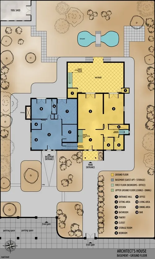 Architects House - Ground Floor - Floor Plan