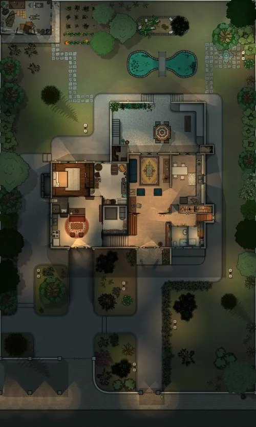 Architects House - Ground Floor - Night