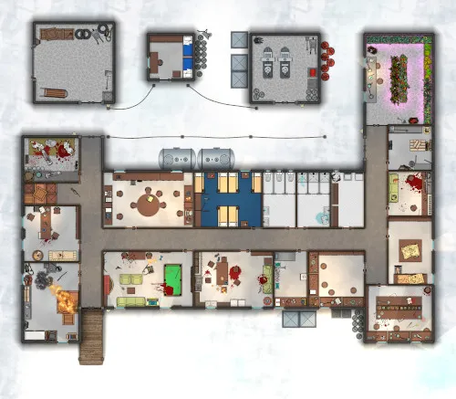 Arctic Research Station - Splatter - Day