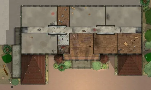 Arkams Public High School - First Floor - Abandoned - Day