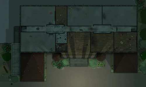 Arkams Public High School - First Floor - Abandoned - Night