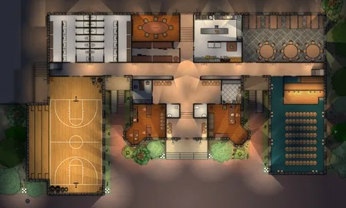 Arkams Public High School - Ground Floor - Night 2
