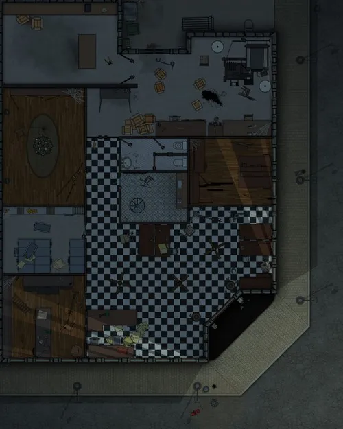 Arkham Daily News - Abandoned - Night