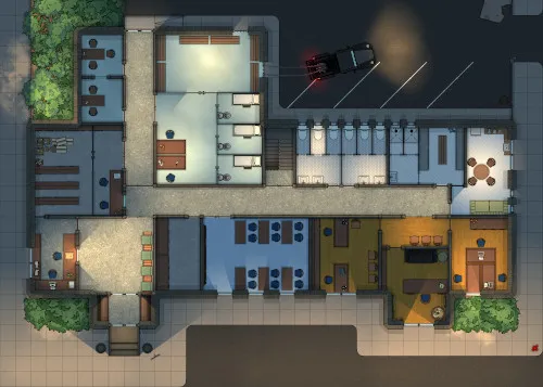 Arkham Police Station - Ground Floor - Escape Phase 1