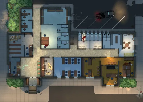 Arkham Police Station - Ground Floor - Escape Phase 2