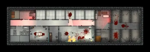 Arkham Sanitarium - Basement - Splatter