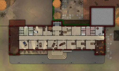 Arkham Sanitarium - First Floor - Abandoned - Day 1