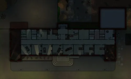 Arkham Sanitarium - First Floor - Abandoned - Night