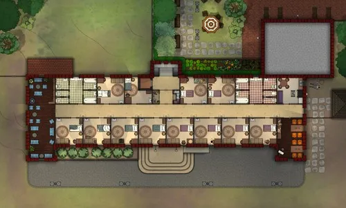 Arkham Sanitarium - First Floor - Day