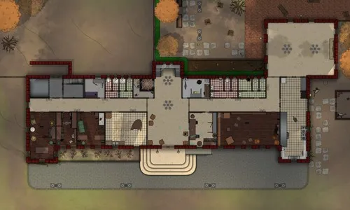 Arkham Sanitarium - Ground Floor - Abandoned - Day