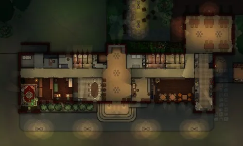 Arkham Sanitarium - Ground Floor - Night