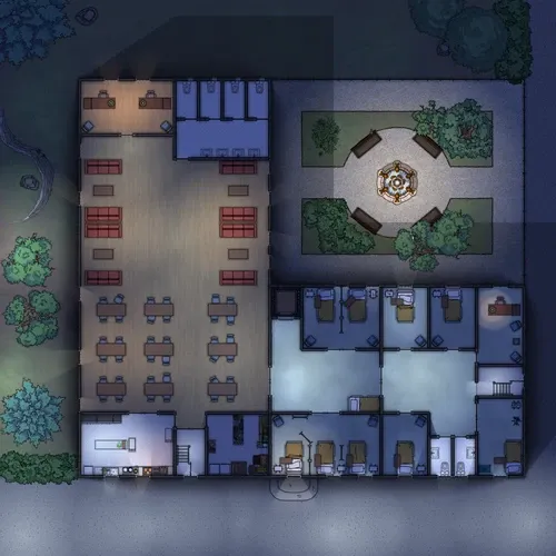 Asylum - First Floor - Night