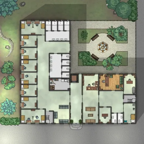 Asylum - Ground Floor - Day