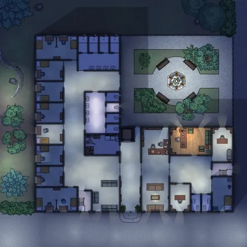 Asylum - Ground Floor - Night