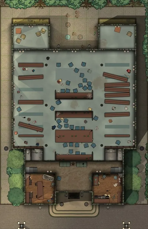 Aylesbury Library - Ground Floor - Abandoned - Day