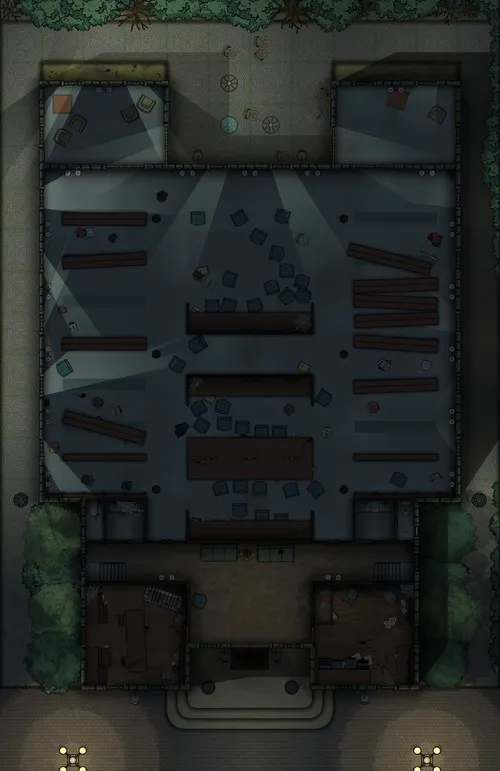 Aylesbury Library - Ground Floor - Abandoned - Night