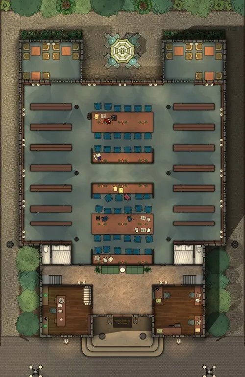 Aylesbury Library - Ground Floor - Day