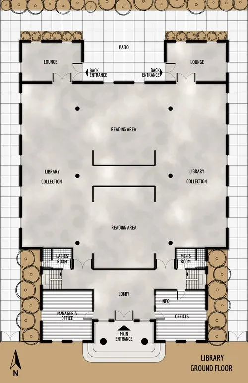 Aylesbury Library - Ground Floor - Floor Plan