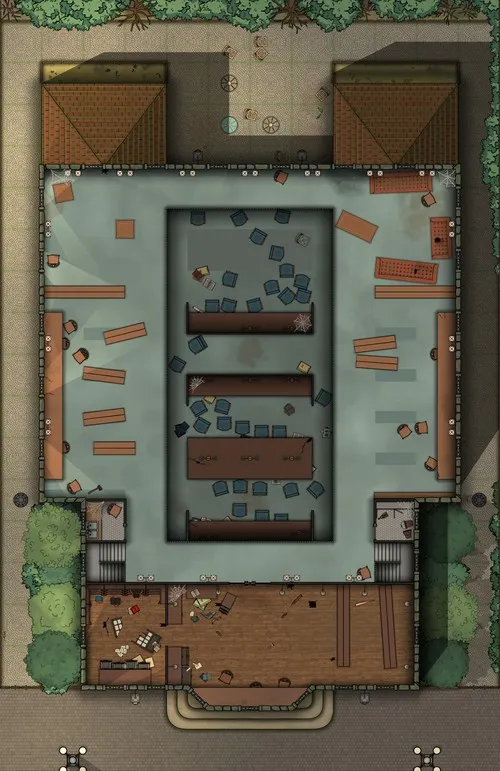 Aylesbury Library - Mezzanine - Abandoned - Day