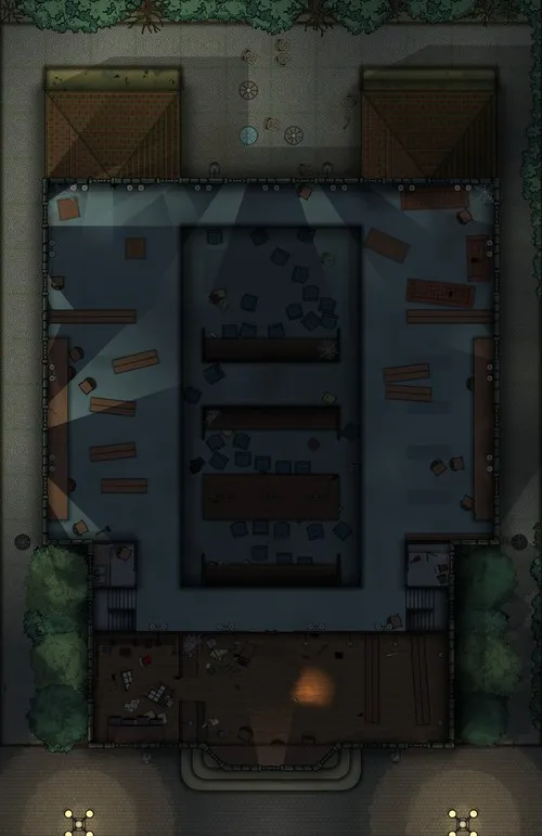 Aylesbury Library - Mezzanine - Abandoned - Night