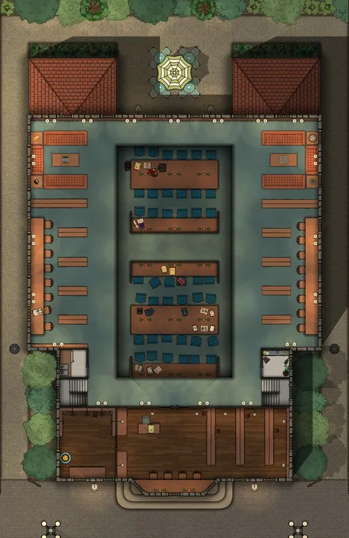 Aylesbury Library - Mezzanine - Day