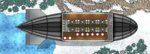B4 Zeppelin - Deck - No Guests - Snow