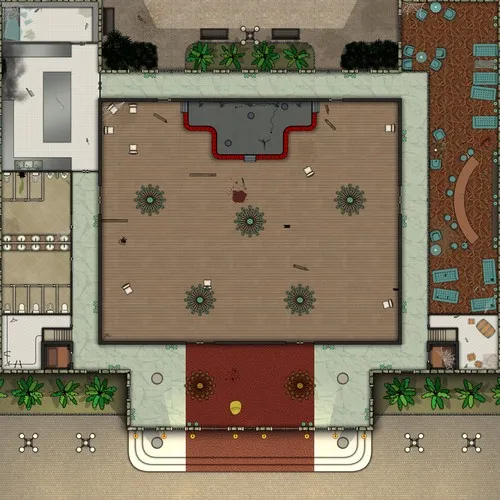 Banquet Hall - Abandoned - Ground Floor - Day