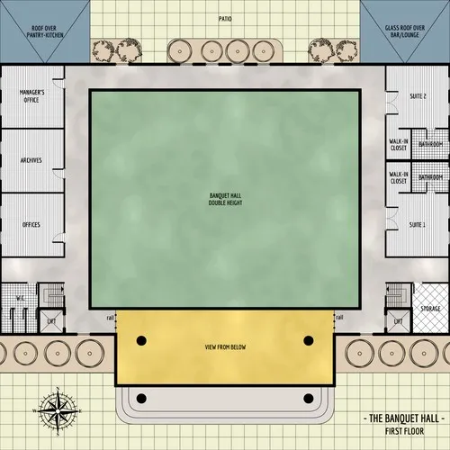 Banquet Hall - Floor Plan - First Floor