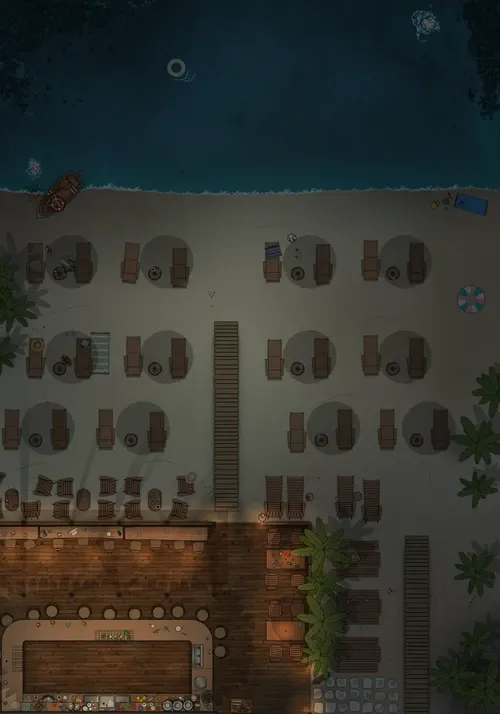 Beach Bar - Night