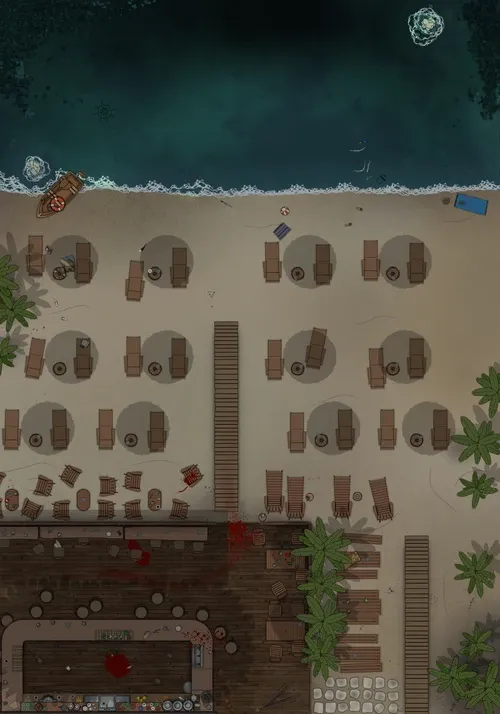 Beach Bar - Splatter - Day