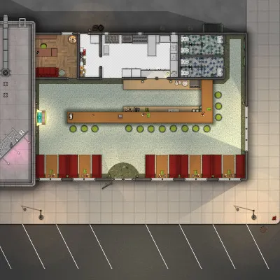 Beths Diner - Day - Empty