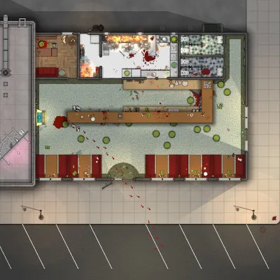 Beths Diner - Day - Splatter